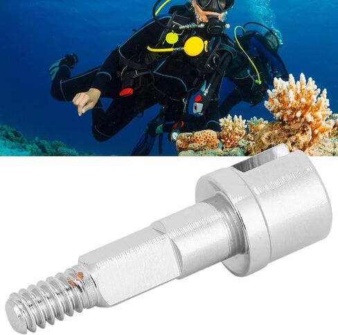 AS - 050-9 Underwater Scuba Diving Cylinder Brass Valve, Replacement Air Bottle Accessory, Chrome - Plated Brass Valve for Scuba Diving Gear, Corrosion Resistant and Durable Divi in Kuwait