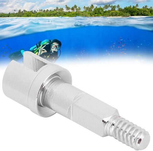 AS - 050-9 Underwater Scuba Diving Cylinder Brass Valve, Replacement Air Bottle Accessory, Chrome - Plated Brass Valve for Scuba Diving Gear, Corrosion Resistant and Durable Divi in Kuwait