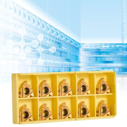 10Pcsset CNC Carbide Tips Inserts Blade Cutter Lathe Turning Tool with Box Blade Cutter Lathe Turning Tool in Kuwait