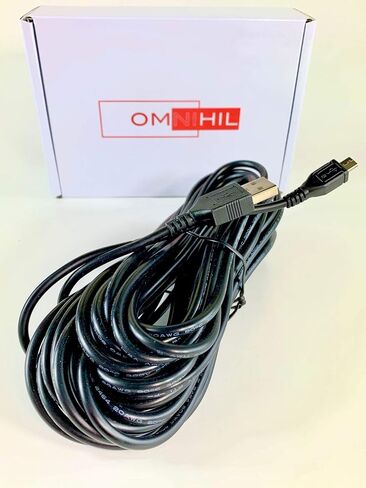 كابل OMNIHIL بطول 30 قدم عالي السرعة USB 2.0 متوافق مع طراز مشغل اللافتات Nixplay: NSP01 in Kuwait