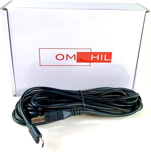 كابل OMNIHIL بطول 15 قدم عالي السرعة USB 2.0 متوافق مع طراز مشغل اللافتات Nixplay: NSP01 in Kuwait