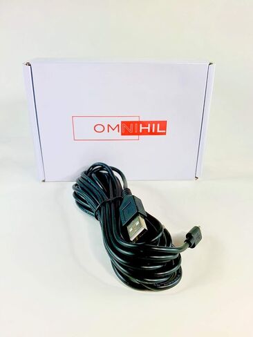 كابل OMNIHIL بطول 15 قدم عالي السرعة USB 2.0 متوافق مع طراز مشغل اللافتات Nixplay: NSP01 in Kuwait