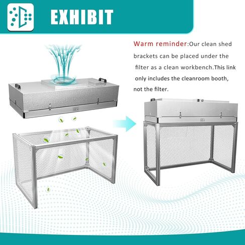 FFU HEPA H14 مرشح غطاء التدفق الرقائقي، دعامة مقعد نظيفة، يستخدم مع غطاء تدفق الهواء الرقائقي، مناسب لغرفة نظيفة/مختبر/غرفة نظيفة/غرفة الفطر، وحدة فلتر مروحة محدثة، سقيفة نظيفة in Saudi Arabia