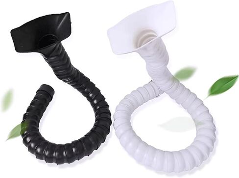 360° Flexible Dust Collection Arm with Hood - Articulated Fume Extractor Hose for Welding, Soldering & Laboratory Use - 50/75MM - Black Square, 2x63in/50x1600mm in Kuwait