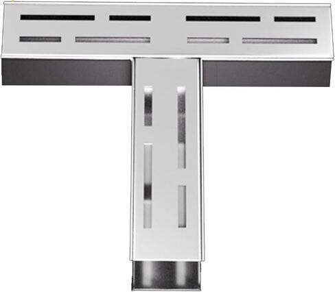 Heavy Duty Stainless Steel Trench Drain Kit - 100 * 10 * 3Cm, Ideal for Garden, Sidewalk, Parking, Bathroom, Patio & Deck - Durable Drainage Channels & Grating System in Saudi Arabia