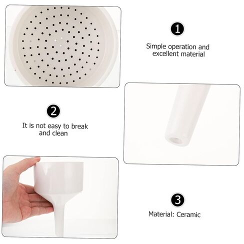 Ceramic Funnel for Laboratory Buchner Filtering Funnel Sturdy Ceramic Filter for Experiments for Lab Use in Saudi Arabia