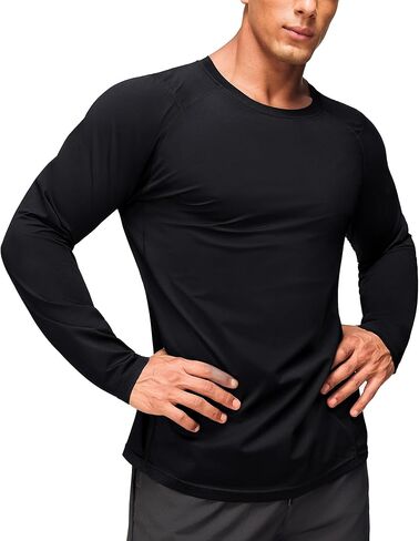 Junlan Sauna Shirt for Men - Long Sleeves Sauna Suit Waist Trainer Vest for Gym Workout in Saudi Arabia