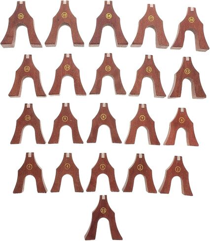 1-21 String Wooden Guzheng Bridge Kit with String Support Full Set Guzheng Replacement Parts for Enhanced Sound and Accessories in Kuwait