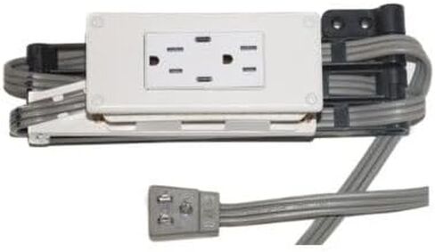 Compact in-Drawer Outlet (2) USB- C Ports (2) 15 Amp Charging Drawer Power Strip Plugs with Cord MGT. Arm in Saudi Arabia