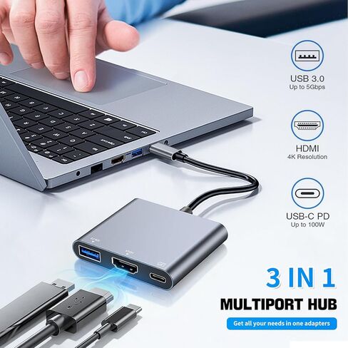 USB HUB, USB Splitter for Laptop, USB 4 Port 2.0 Expander for PC, MAC, Mac Book, Tablet, Tab,Camera, Keyboard, Mouse in Kuwait