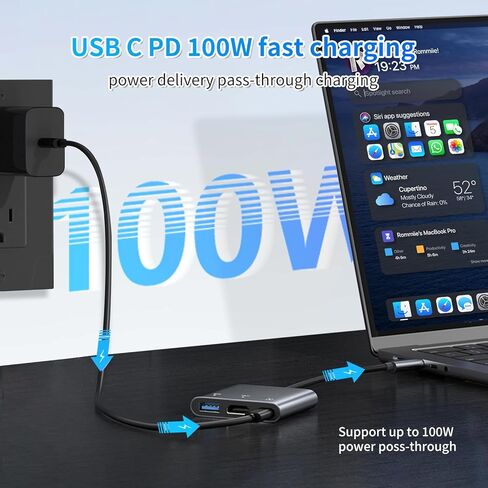 USB HUB, USB Splitter for Laptop, USB 4 Port 2.0 Expander for PC, MAC, Mac Book, Tablet, Tab,Camera, Keyboard, Mouse in Kuwait