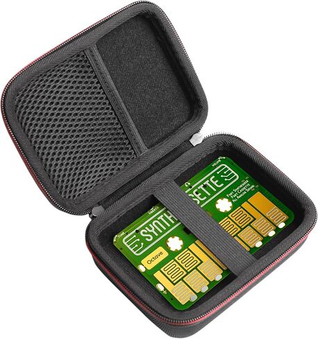 Hard Travel Protective Case Compatible with MicroKits Synth-a-Sette: The Original Cassette Sized Analog Synthesizer Banana Keyboard (Case Only) in Kuwait