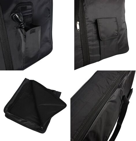 REMAGIC Piano Keyboard Bag, 61 Keys Portable Padded Keyboard Case, Electric Piano Gig Bag, Waterproof Padded Case with Handle for Music Sheet Stand, Sustain Pedals, Cables in Saudi Arabia