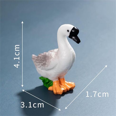 Hinge Heads Decorative Topper Set 4PCS, Home Decoration,Magnetic Hinge Head Toppers Door Hinge, Cute Mini Creative Lowering Its Head, Big Grey Goose in Saudi Arabia