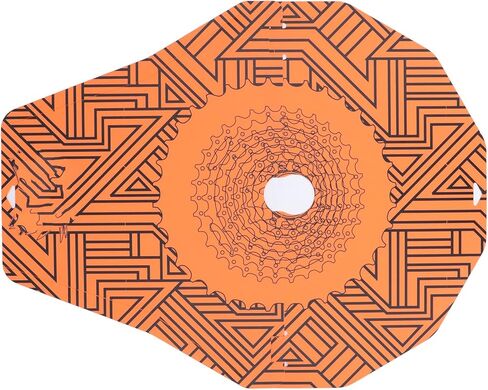 Bicycle Disc Brake Cover, Heat Resistant PP Oil Prevention Mountain Bike Wash Cover 2pcs Geometric Design for Cyclists, Mountain Bikers, Bike Washing, Outdoor Maintenance in Saudi Arabia