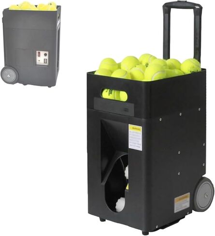 Tennis Ball Machine,Pitching Machine, Portable Automatic Launcher Practice Equipment Remote and App Control for All Players Lovers in Saudi Arabia