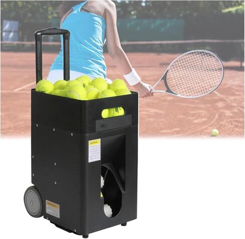 Tennis Ball Machine,Pitching Machine, Portable Tennis Ball Machine for Beginners Automatic Launcher Pitching for Top Spin and Backspin in Saudi Arabia