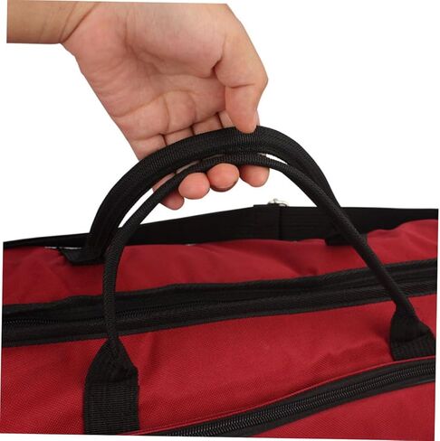 Oxford Cloth Trombone Bag Thickened Portable Storage Case for Tenor Bass Trombone with Padded Protection and Comfortable Carry Red in Saudi Arabia