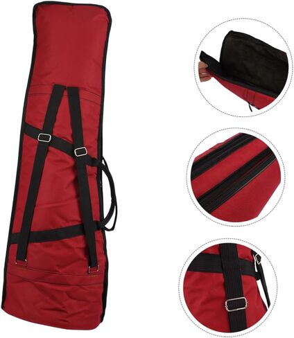 Oxford Cloth Trombone Bag Thickened Portable Storage Case for Tenor Bass Trombone with Padded Protection and Comfortable Carry Red in Saudi Arabia