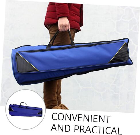 VANZACK Thickened Oxford Cloth Trombone Storage Bag with Shockproof Cotton Padding Musical Instrument Carrying Case Shoulder Straps for Travel and Performance in Saudi Arabia
