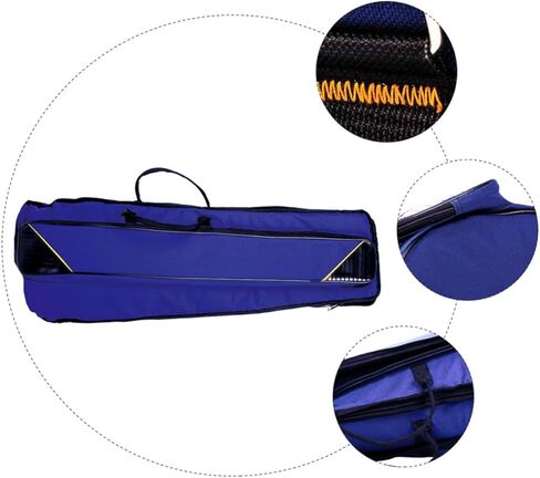 VANZACK Thickened Oxford Cloth Trombone Storage Bag with Shockproof Cotton Padding Musical Instrument Carrying Case Shoulder Straps for Travel and Performance in Saudi Arabia