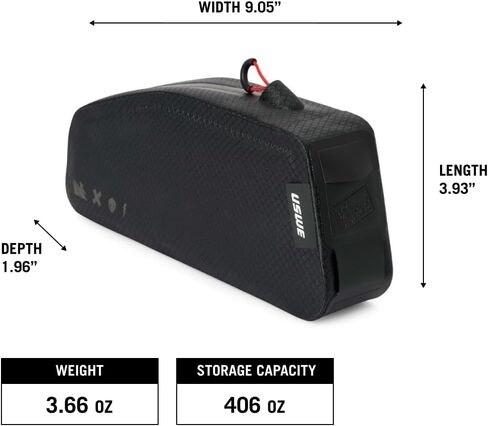 USWE Top Tube Bike Bag, Bolt on Top Tube Bag, Bicycle Bags for Bikes Front Frame, Waterproof Bike Pouch Pack, Phone Bag Cycling Accessories for Mountain Bike, Racing, MTB, E-MTB, Gravel in Saudi Arabia