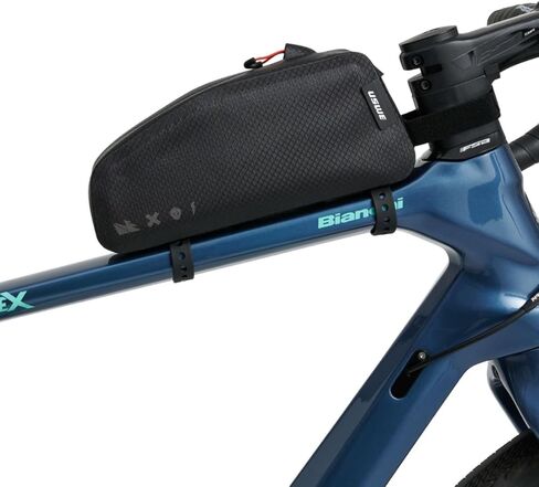 USWE Top Tube Bike Bag, Bolt on Top Tube Bag, Bicycle Bags for Bikes Front Frame, Waterproof Bike Pouch Pack, Phone Bag Cycling Accessories for Mountain Bike, Racing, MTB, E-MTB, Gravel in Saudi Arabia