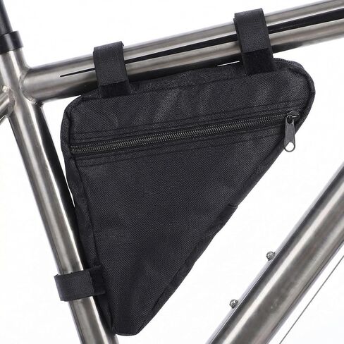 Triangle Bike Frame Bag, Lightweight Bike Storage Bag, Waterproof Bicycle Storage Pouches for Adult Cycling Mountain Road Bikes Keeping Phone, Wallet, Keys, Tools, Accessories in Saudi Arabia