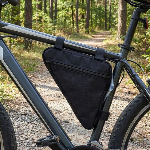 Triangle Bike Frame Bag, Lightweight Bike Storage Bag, Waterproof Bicycle Storage Pouches for Adult Cycling Mountain Road Bikes Keeping Phone, Wallet, Keys, Tools, Accessories in Saudi Arabia