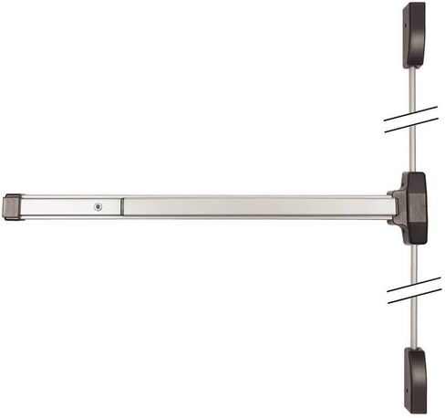 Falcon Exits 19V-EO-4'X8'-SP28 Falcon Monarch Surface Vertical Rod Device #19 Long Al, 0.646" x 0.646" x 0.646" in Saudi Arabia