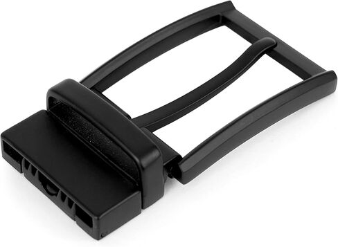 Saitech It Men's Men's Belt Boxle عرضية للحزام للأحزمة الرسمية وغير الرسمية (الفرشاة السوداء) in Kuwait