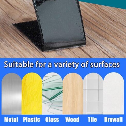 16 Pairs Adhesive Hook and Loop Strips Heavy Duty, Strong Back Adhesive Double Sided Hook Loop Tape, for Car Floor Mats, Outdoor or Indoor Use (Round 2'') in Kuwait