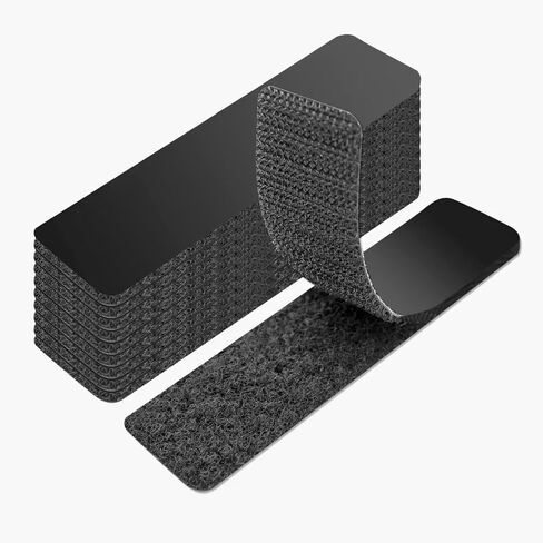 16 Sets of Hook and Loop Tape Sticky Back, 1-Inch by 4-Inch Heavy Duty Sticky Back Adhesive Strips in Saudi Arabia