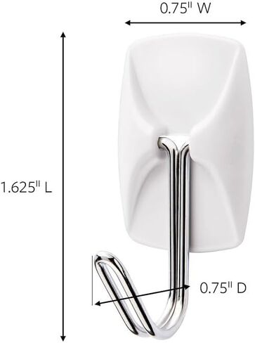 Multi Purpose Hook Command Wire Hook Small Size White With Three Hook/Four Strip in Saudi Arabia