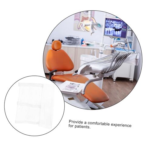 Transparent Dental Chair Foot Cover with Elastic Bands Easy Clean Protector Sleeve for Dentist Clinics Non-slip Cushion for Professional Use in Saudi Arabia