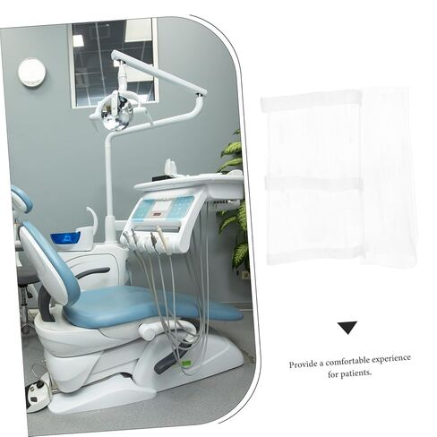 Transparent Dental Chair Foot Cover with Elastic Bands Easy Clean Protector Sleeve for Dentist Clinics Non-slip Cushion for Professional Use in Saudi Arabia