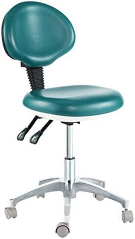 Dental Mobile Chair Doctor's Stool PU Leather Dentist Seat Height Adjustment CE in Kuwait