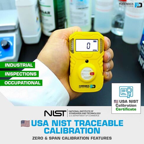 كاشف أول أكسيد الكربون المحمول | إنذارات إدارة السلامة والصحة المهنية | عمر البطارية لمدة عامين | اجتياز اختبار السقوط من ارتفاع 10 أقدام | IP67 مقاوم للماء | الولايات المتحدة الأمريكية NIST معايرة in Kuwait