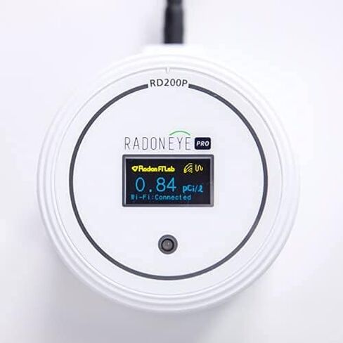 Ecosense RD200P RadonEye Pro، شاشة الرادون الرقمية المعتمدة للمحترفين، إنشاء تقارير سهلة، تطبيق سهل الاستخدام، لوحة القيادة، تقرير حزمة الكل في واحد in Saudi Arabia