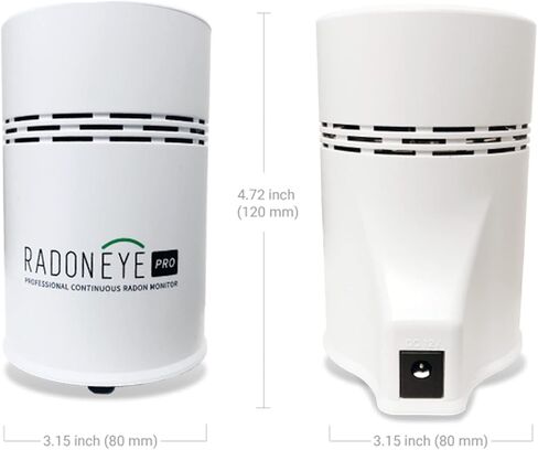 Ecosense RD200P RadonEye Pro، شاشة الرادون الرقمية المعتمدة للمحترفين، إنشاء تقارير سهلة، تطبيق سهل الاستخدام، لوحة القيادة، تقرير حزمة الكل في واحد in Saudi Arabia