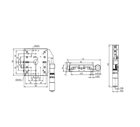 الدقة XY المرحلة LSD-80251R دليل الوضع الصحيح التعديل الدقيق الأصلي in Kuwait