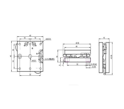 طاولة إمالة دوارة دقيقة LSD-BD-404 منصة زاوية دقيقة أصلية in Kuwait