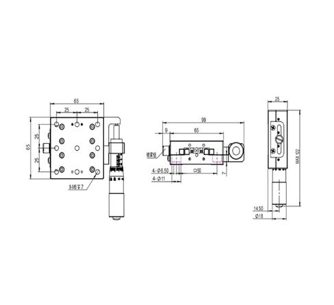 الدقة XY المرحلة LSD-65251R دليل الوضع الصحيح التعديل الدقيق الأصلي in Kuwait