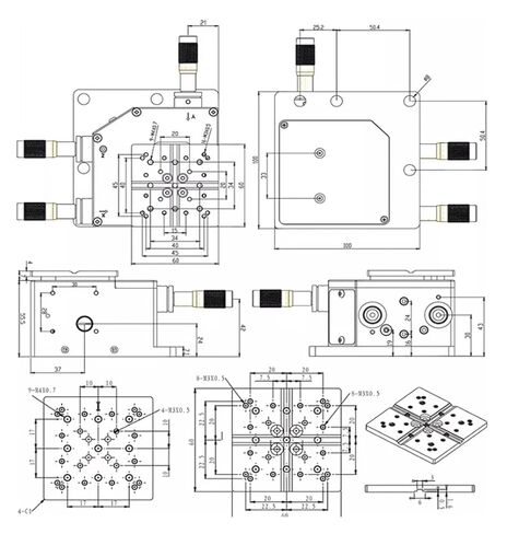طاولة إمالة دوارة دقيقة NanoX3-MA منصة زاوية دقيقة أصلية in Kuwait