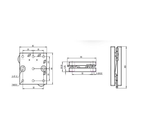 طاولة إمالة دوارة دقيقة LSD-BD-654 منصة زاوية دقيقة أصلية in Kuwait
