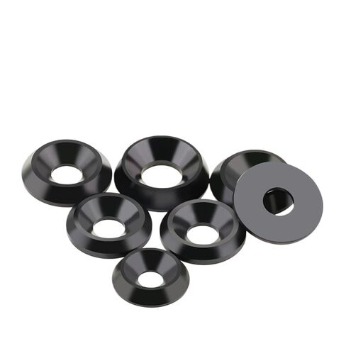 Washer Countersunk Washer M3 M4 M5 M6 M8 M10 Washer Countersunk Conical Solid Plastic Flat Gasket Concave Convex Tapered Cone Insulation Washers in Saudi Arabia