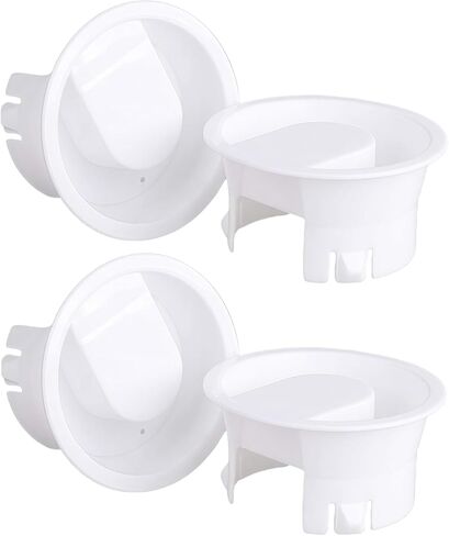 Water Pitcher Lids, 4 Pieces Glass Carafe Lids Covers Food Grade Plastic Dust Proof Splash Resistant Bottle Stoppers for Water Jug Glass Bistro Pitcher in Saudi Arabia
