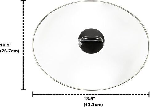 Univen Oval Glass Slow Cooker Lid Only Compatible with Crock-Pot Models SCV800-B, SCV800-S, SCCPVFC800-DS, SCCPVZ800-S in Saudi Arabia