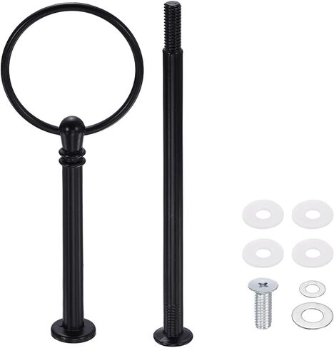 uxcell 1 Set Cake Stand Hardware Kit, 2 Tier Cupcake Stand Fittings Zinc Alloy Tray Holder, Fruit Dessert Serving Trays Support Rod for DIY Making Wedding Decoration, Gold in Saudi Arabia