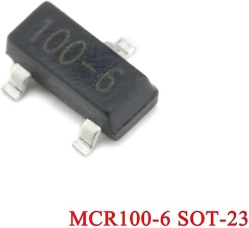 MCR100 MCR100-6 SOT23-3 MCR16 100-6 0.8A 400V Silicon Controlled Rectifier Thyristor Transistors 20/50Pcs(50 Pieces) in Kuwait